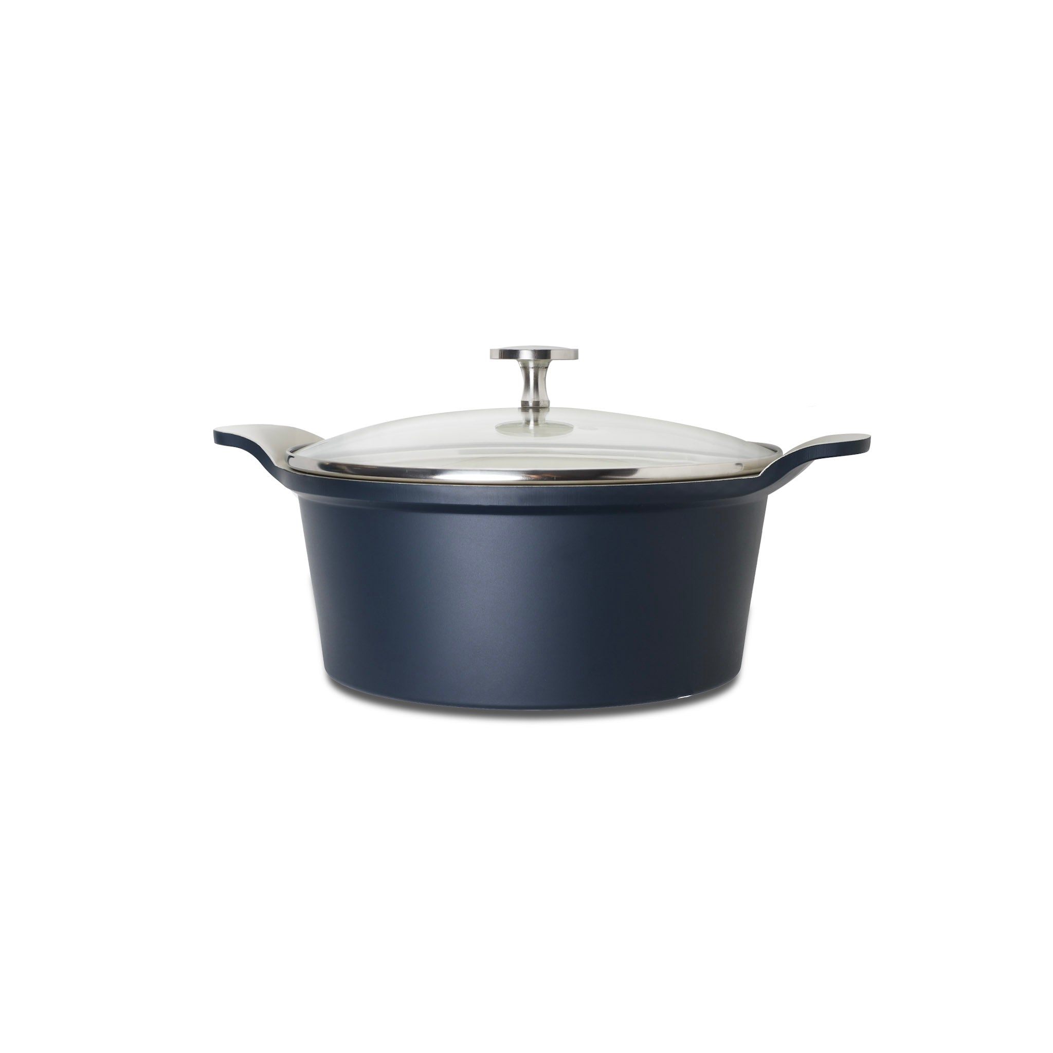 PHANTOM CHEF 4.2 QT Dutch Oven Pot with Lid | Non-Stick Ceramic Coating |  with Dual Handles & Handle Covers | PTFE & PFOA Free | Induction Compatible