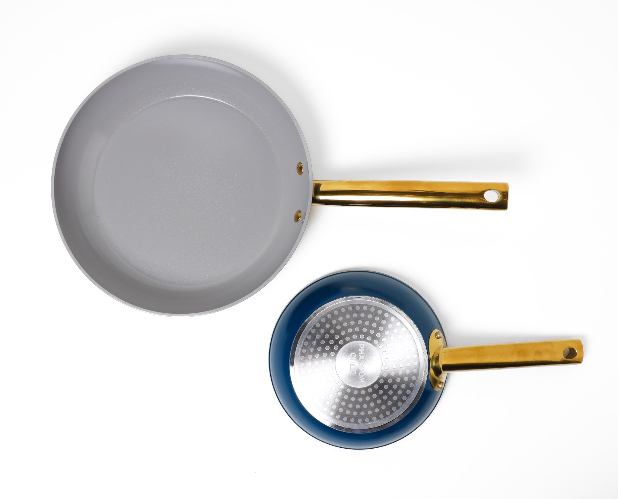 Gold handle 8 and 11 Frying Pan Combo Editions