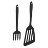 Phantom Chef Set of 2 Silicone Slotted Fish Spatula and Fork