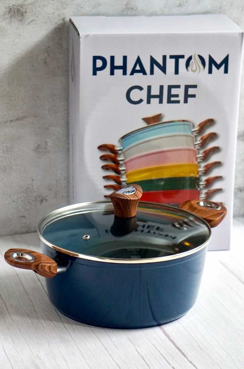 Phantom Chef 2.3 QT Casserole Die Cast Aluminum Cookware Oven Safe