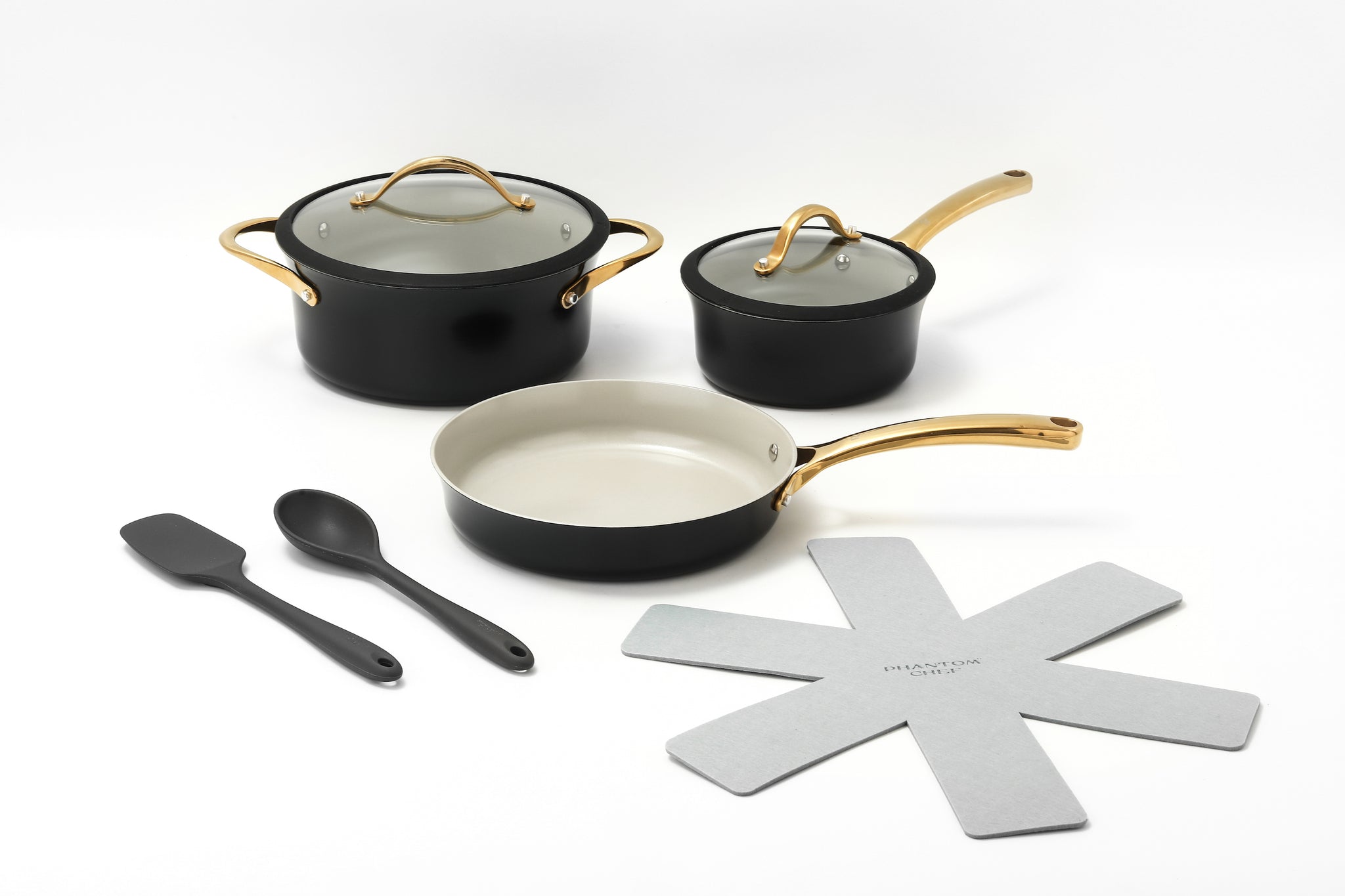Phantom Chef Granite Collection 8-pc. Camper Cookware Set