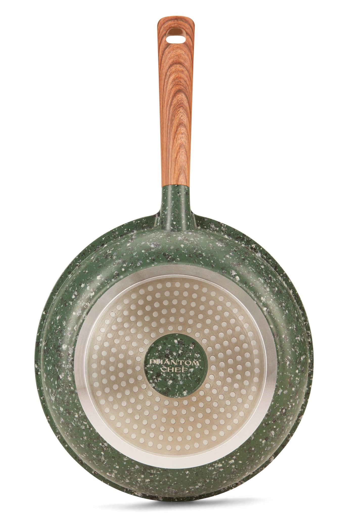 Phantom Chef Gold Handle 8 and 11 Frying Pan Combo Editions, Green | Frying Pans